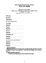 Mẫu Biên bản tổng hợp kiểm tra chéo hồ sơ xét tốt nghiệp lớp 9 năm học 2015 - 2016